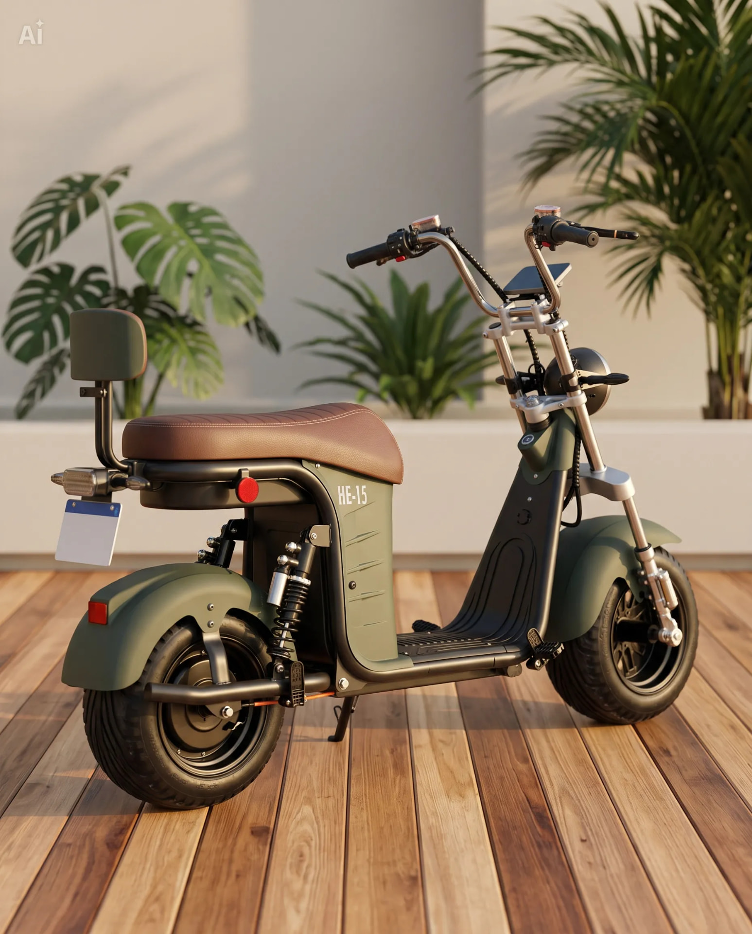 Scooter HE-15 1000W — scooter elétrica GO Scooter